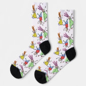 Kinder malen auf socken (Linkes Detail)