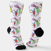 Kinder malen auf socken (Gewinkelt)