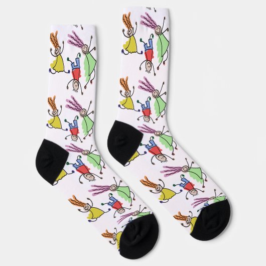 Kinder malen auf socken (Rechts)