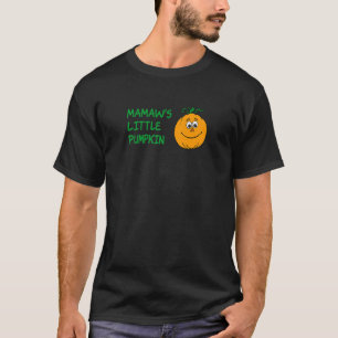 Kinder Mamaw's Kleiner Kürbis Enkel Enkelin T-Shirt