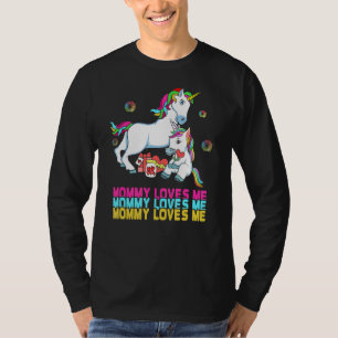 Kinder Mami Lieben Ich wünsche Mutter Tag Einhorn T-Shirt