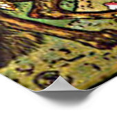 Kinder-Märchen-Rotkäppchen und Wolf Poster (Ecke)