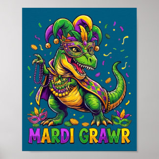 Kinder Mardi Grawr Rex Dinosaurus Kleinkind Poster