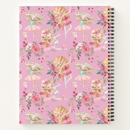 Kinder - Maßgeschneiderte Ballet Sketch Notizblock (Rückseite)