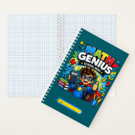 Kinder-Mathe-Notizbuch | Mathe-Genie Notizblock