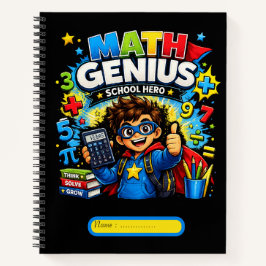 Kinder-Mathe-Notizbuch | Mathe-Genie Notizblock
