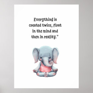 Kinder Meditation Art Poster Raum Dekoration