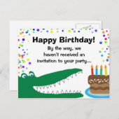 Kinder Medizinischer Zahnarzt Geburtstagsgrüße Einladungspostkarte (Vorne/Hinten)