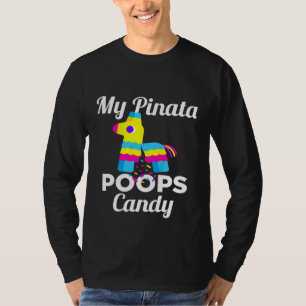 Kinder Mein Geburtstag Llama Pinata Kacke Candy Ki T-Shirt