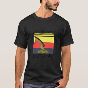 Kinder Mein Therapeut Isst Heu Pferd T-Shirt