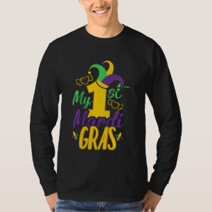 Kinder meine 1. Mardi Gras Birthdaymardi Gras 2019 T-Shirt