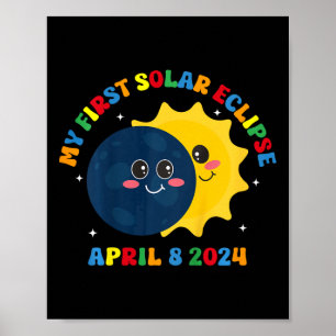 Kinder meine erste totale Solarzelle am 8. April Poster
