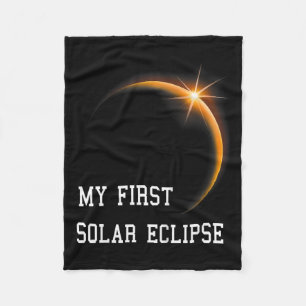 Kinder meine ersten Solar Eclipse Boys Girls 2024  Fleecedecke