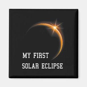 Kinder meine ersten Solar Eclipse Boys Girls 2024 Magnet