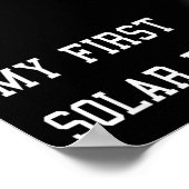 Kinder meine ersten Solar Eclipse Boys Girls 2024  Poster (Ecke)