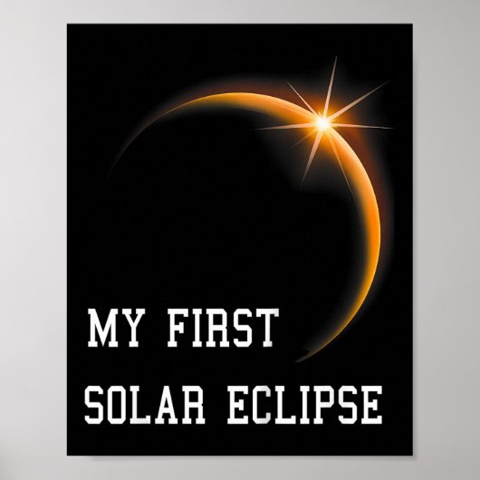 Kinder meine ersten Solar Eclipse Boys Girls 2024  Poster (Vorne)
