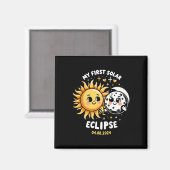 Kinder meine ersten Solar Eclipse Kindermädchen 20 Magnet (Vorderseite/Rückseite)