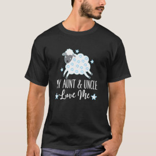Kinder meine Tante und Onkel Liebe mir Lamm Nichte T-Shirt