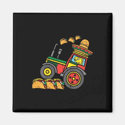 Kinder mexikanischer Traktor Bauer Kleinkind Boys Magnet (Vorne)