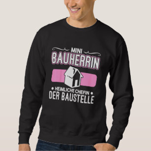 Kinder Mini Builder Secret Boss der Baustelle Sweatshirt