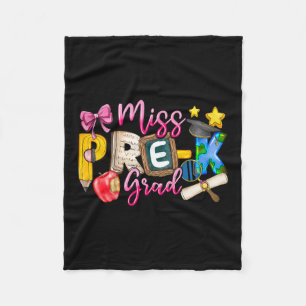 Kinder Miss Pre-k Grad Abschluss Girl Kid Letzten Fleecedecke