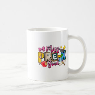 Kinder Miss Pre-k Grad Abschluss Girl Kid Letzten  Kaffeetasse