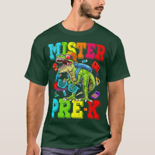 Kinder Mister Pre-K Typ Monster Truck Dinosaurier  T-Shirt
