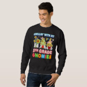 Kinder mit 5. Grade Gnomies Fünfter Lehrer Ki Sweatshirt (Vorne ganz)