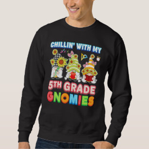 Kinder mit 5. Grade Gnomies Fünfter Lehrer Ki Sweatshirt
