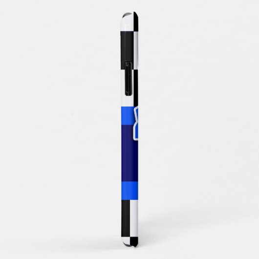 Kinder mit blauem Sportwagen Case-Mate iPhone Hülle (Hinten/Rechts)