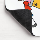 Kinder mit Bleistift Mousepad (Ecke)