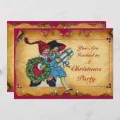 KINDER MIT CHRISTMAS GIFTS - EINLADUNG (Vorne/Hinten)