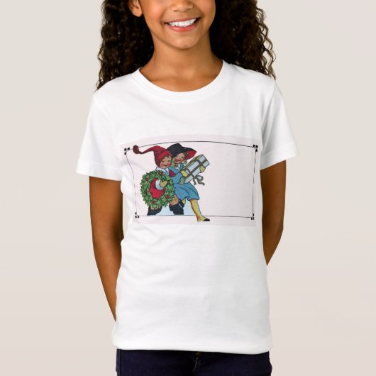 KINDER MIT CHRISTMAS GIFTS T-Shirt (Vorderseite)