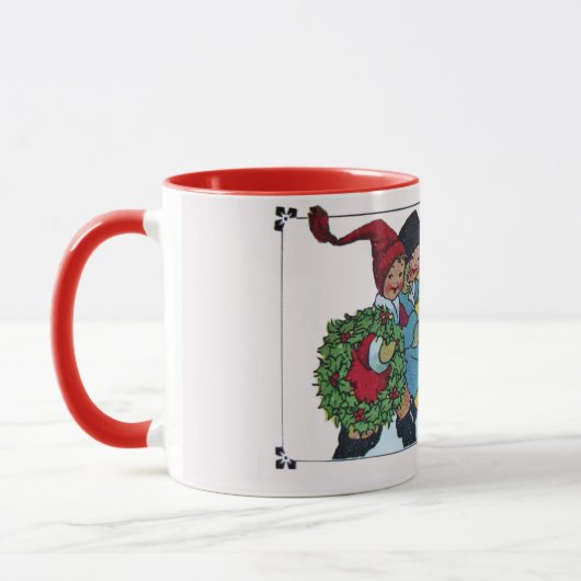 KINDER MIT CHRISTMAS GIFTS TASSE (Links)