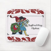 KINDER MIT CHRISTMAS GIFTS UND ROTEN FLORALEN MOUSEPAD (Mit Mouse)