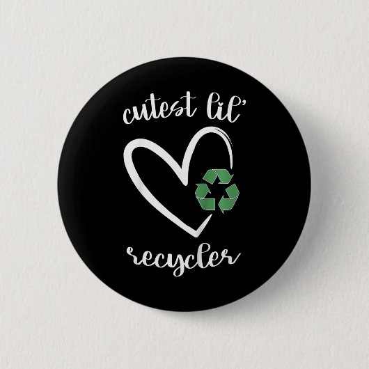 Kinder mit dem Niedlichen Lebensrecycling Niedlich Button (Vorderseite)