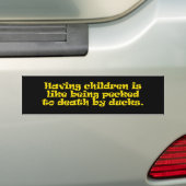 Kinder mit Enten Autoaufkleber (Auf Auto)