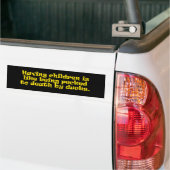 Kinder mit Enten Autoaufkleber (Auf Lkw)