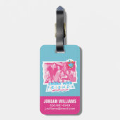 Kinder mit FRIENDS™ Gepäckanhänger (Rückseite vertikal)