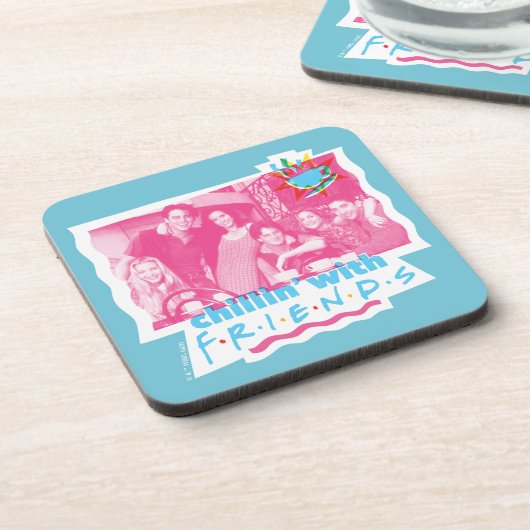 Kinder mit FRIENDS™ Getränkeuntersetzer (Linke Seite)