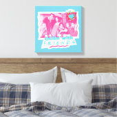 Kinder mit FRIENDS™ Leinwanddruck (Insitu (Schlafzimmer))