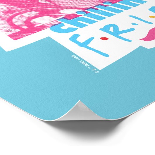 Kinder mit FRIENDS™ Poster (Ecke)