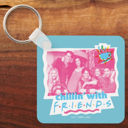 Kinder mit FRIENDS™ Schlüsselanhänger (Vorderseite)