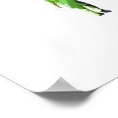 Kinder mit Händen und herzförmigen Ballons Poster (Ecke)