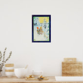 Kinder mit Hass im Winter - Weihnachten Poster (Küche)