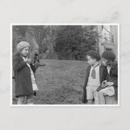 Kinder mit Kamera Postkarte
