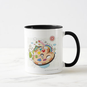 Kinder mit Malerpinseln Tasse