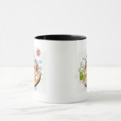 Kinder mit Malerpinseln Tasse (Zentrum)