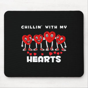Kinder mit meinem Herz Valentinstag Spaß Jungs Gir Mousepad