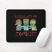 Kinder mit meinem Zombies Spaß Halloween Mousepad (Mit Mouse)